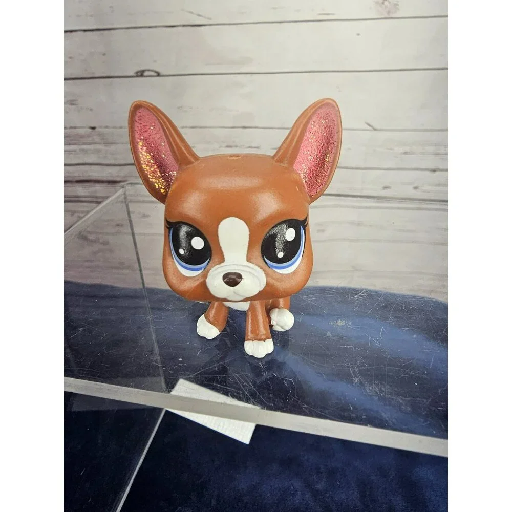LPS Littlest Pet Shop Authentic Roxie‎ McTerrier Glitter Dog 2-92 Terrier Corgi